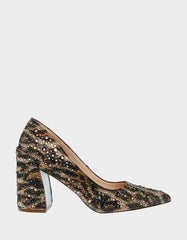 JODY LEOPARD Pointed Toe Pumps