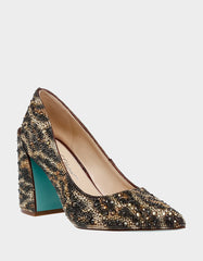 JODY LEOPARD Pointed Toe Pumps