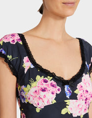 MALIBU MIDI DRESS BLACK