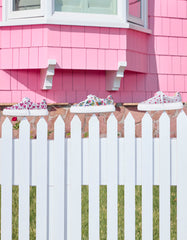 SIDNY FUCHSIA HEARTS Rhinestone Sneaker