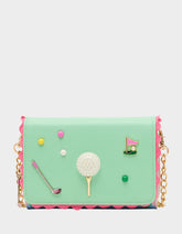 GONE CLUBBING WALLET ON CHAIN MULTI Golf Crossbody Women's Wallet Handbag