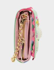 GONE CLUBBING WALLET ON CHAIN MULTI Golf Crossbody Women's Wallet Handbag