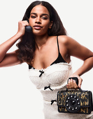 KITSCH MINI LEOPARD PHONE BAG LEOPARD Women's Phone-Shaped Kitsch Handbag