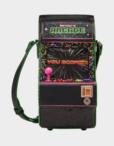 KITSCH SCORED! CROSSBODY BLACK/MULTI Women's Video-Game Inspired Crossbody Handbag