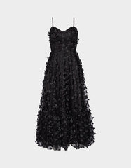 BETSEYS BUTTERFLY MAXI DRESS BLACK
