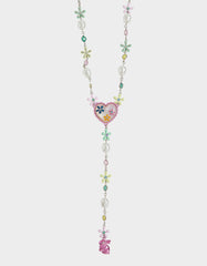 HOP TO IT FLOWER EGG Y NECKLACE MULTI