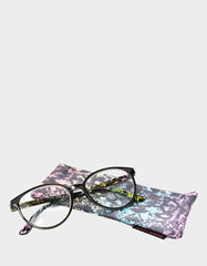 CAREFREE DAYS ROUND READING GLASSES LIGHT GREY Women's Round Grey Pastel Reading Glasses