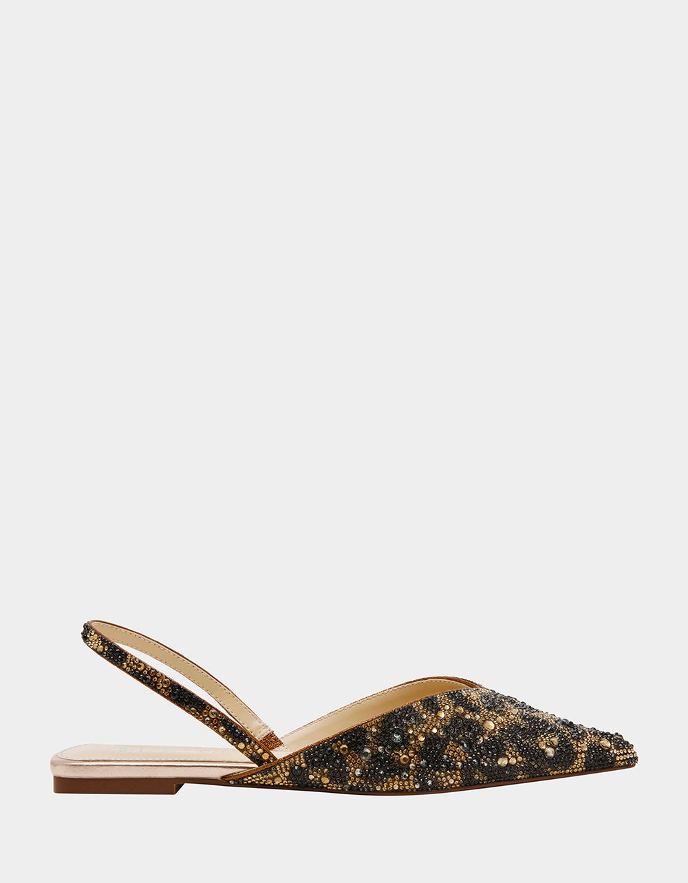 VANCE LEOPARD Slingback Flat