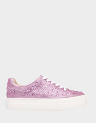 SIDNY LIGHT PINK Rhinestone Sneaker