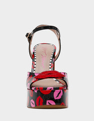 ALLYSON MULTI LIPS Women's Platform Sandal Heels