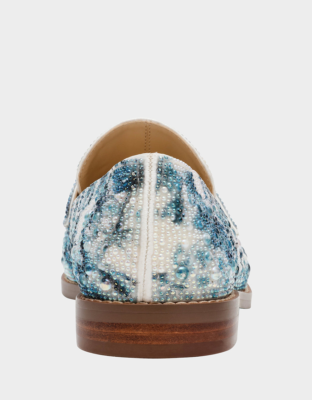 ARON BLUE FLORAL Loafers