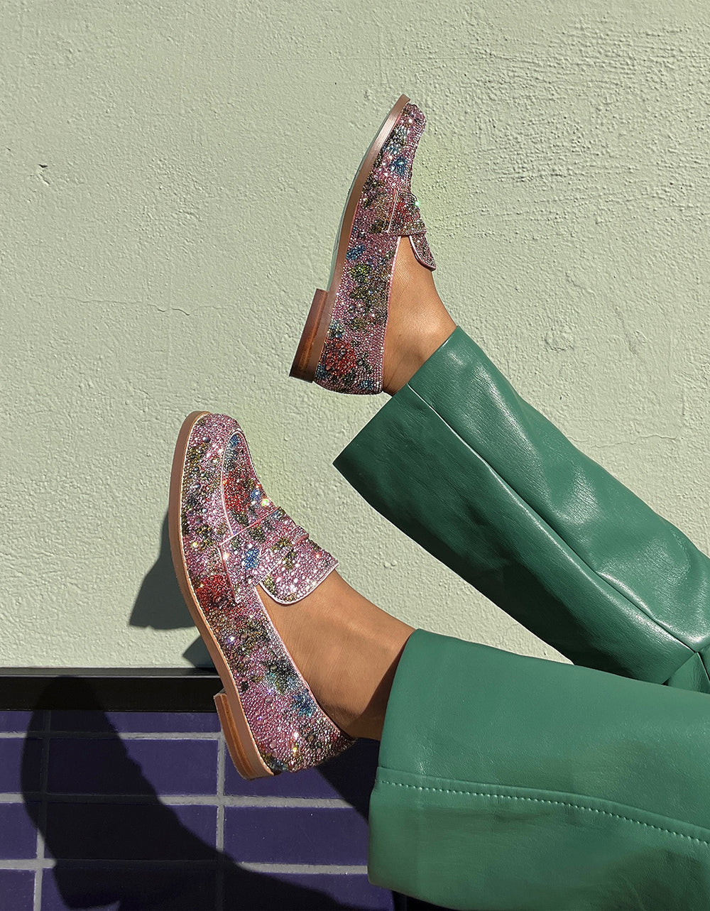 ARON FLORAL MULTI Loafers