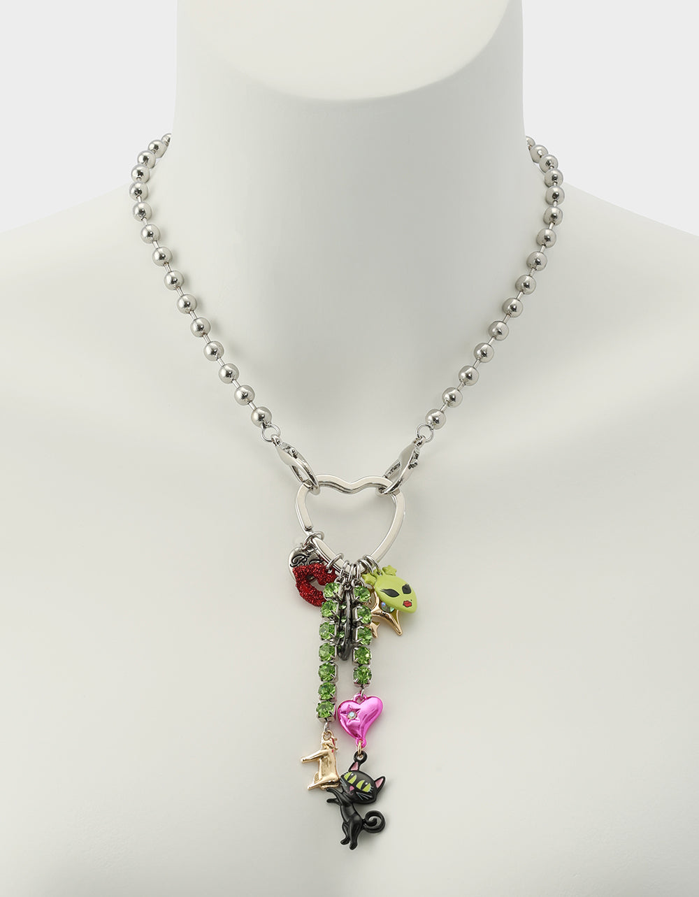 ALIEN PEARL PENDANT MULTI Women's Alien Charm Necklace