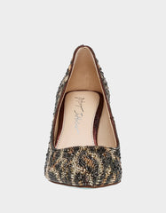 JODY LEOPARD Pointed Toe Pumps