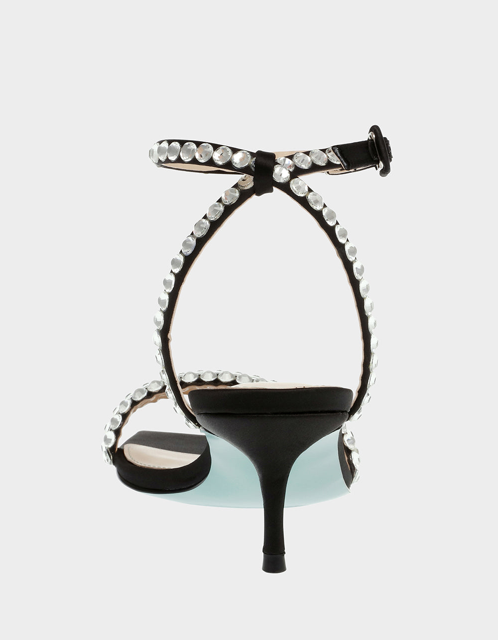 STONE BLACK Bridal Heels