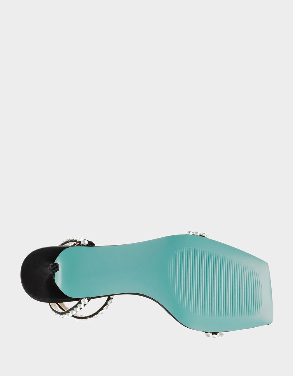 STONE BLACK Bridal Heels