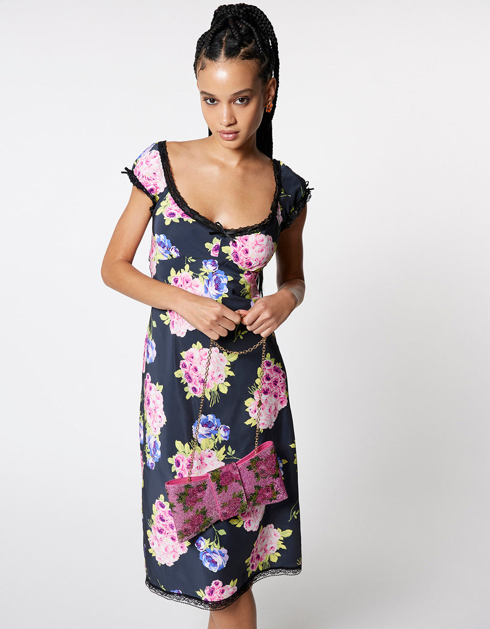 MALIBU MIDI DRESS BLACK