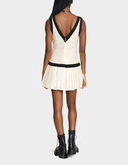 MATCH POINT DRESS WHITE Women's Mini Sequin Dress