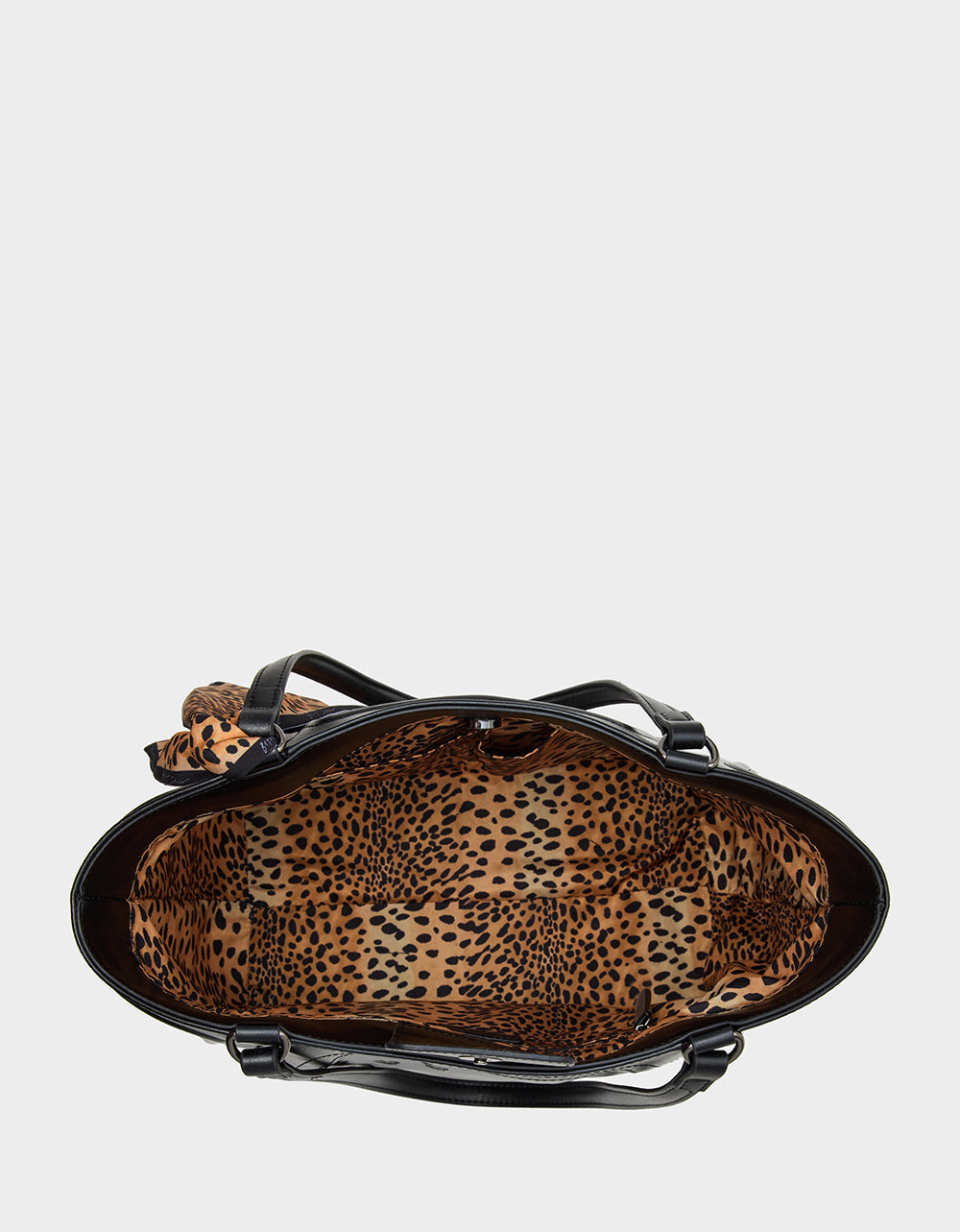 SKULLICIOUS TOTE WITH SCARF BLACK Women's Black Skull Tote Handbag