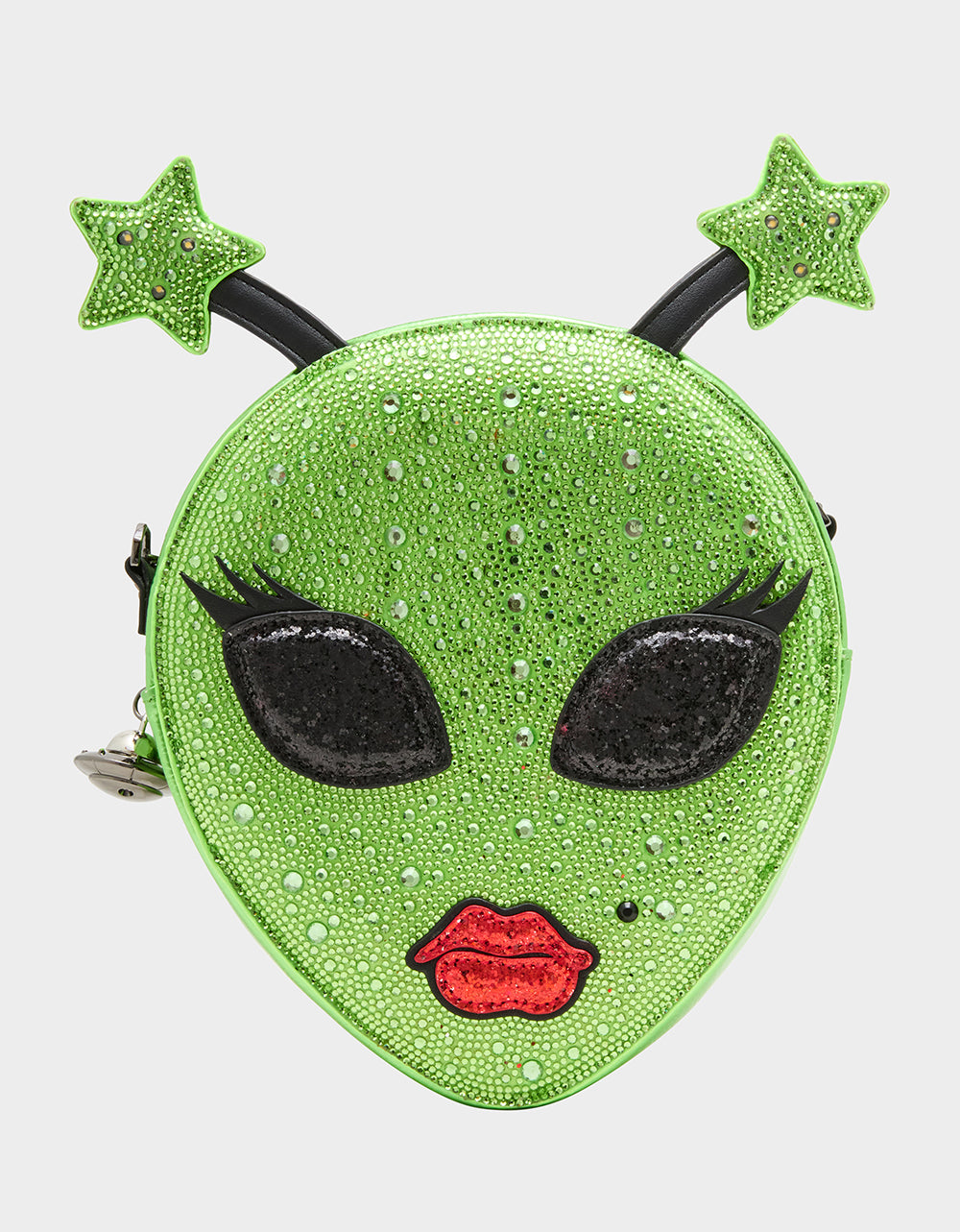 KITSCH OUT OF YOUR ORBIT GREEN Women's Alien Kitsch Crossbody Handbag