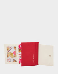 PLAYING THE FIELD WALLET CREAM Bifold Baseball Women's Wallet