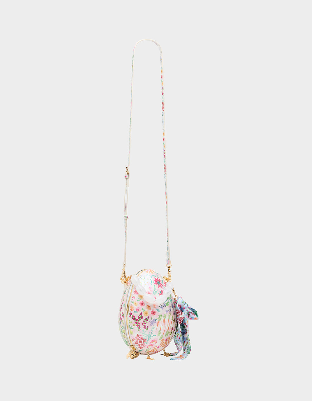THE PLOT CHICKENS MULTI Women's Kitsch Beaded Strap Crossbody Handbag