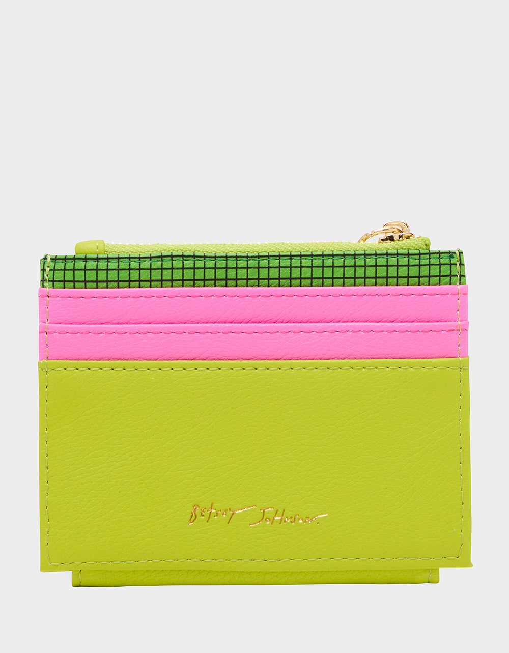 NET WORTH WALLET GREEN Bifold Tennis Women's Wallet