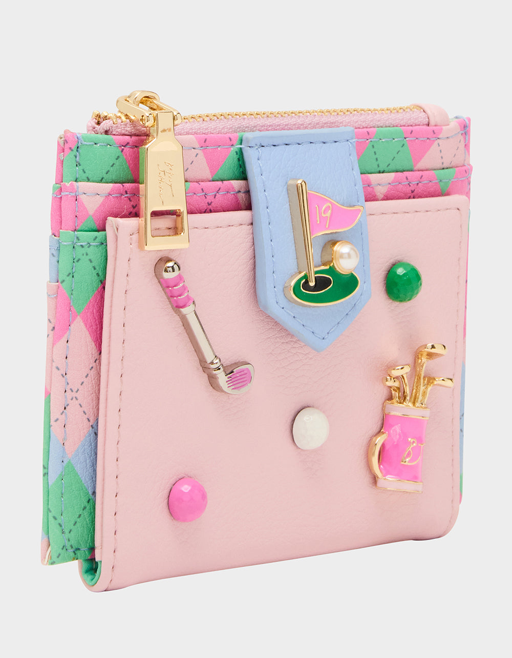 19TH HOLE WALLET PINK MULTI Bifold Golf Women's Wallet