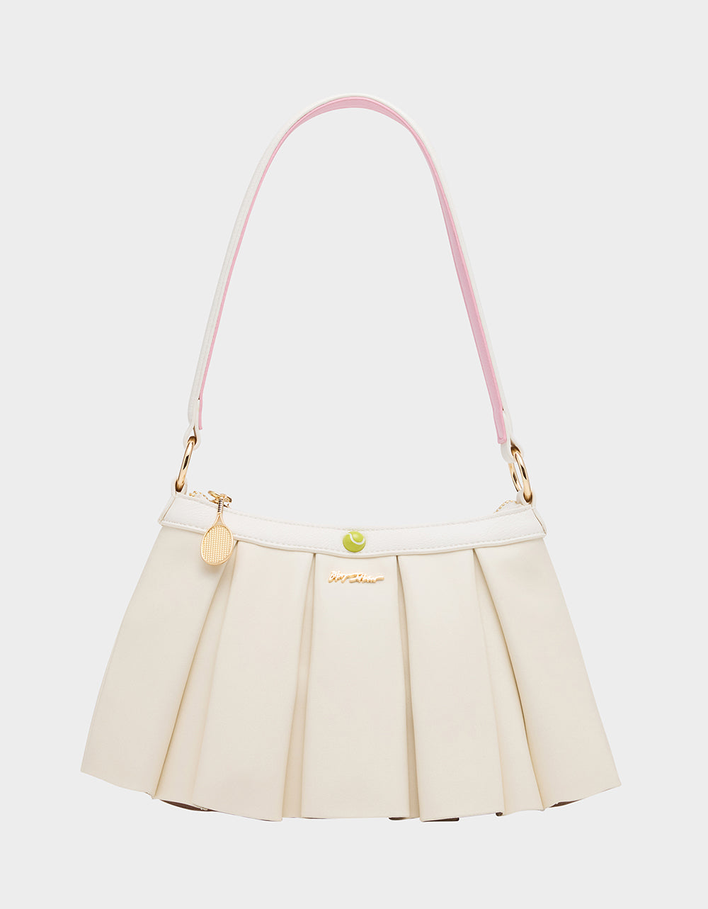 I SEE LONDON, I SEE FRANCE CREAM Women's Kitsch Shoulder Bag Ruffles Handbag