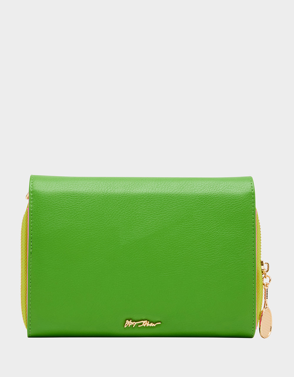 NET WORTH WALLET ON CHAIN GREEN Women's Tennis Wallet Crossbody Handbag