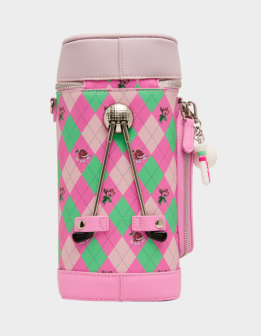 PAR-TEE CROSSBODY PINK Golf Themed Crossbody Bag
