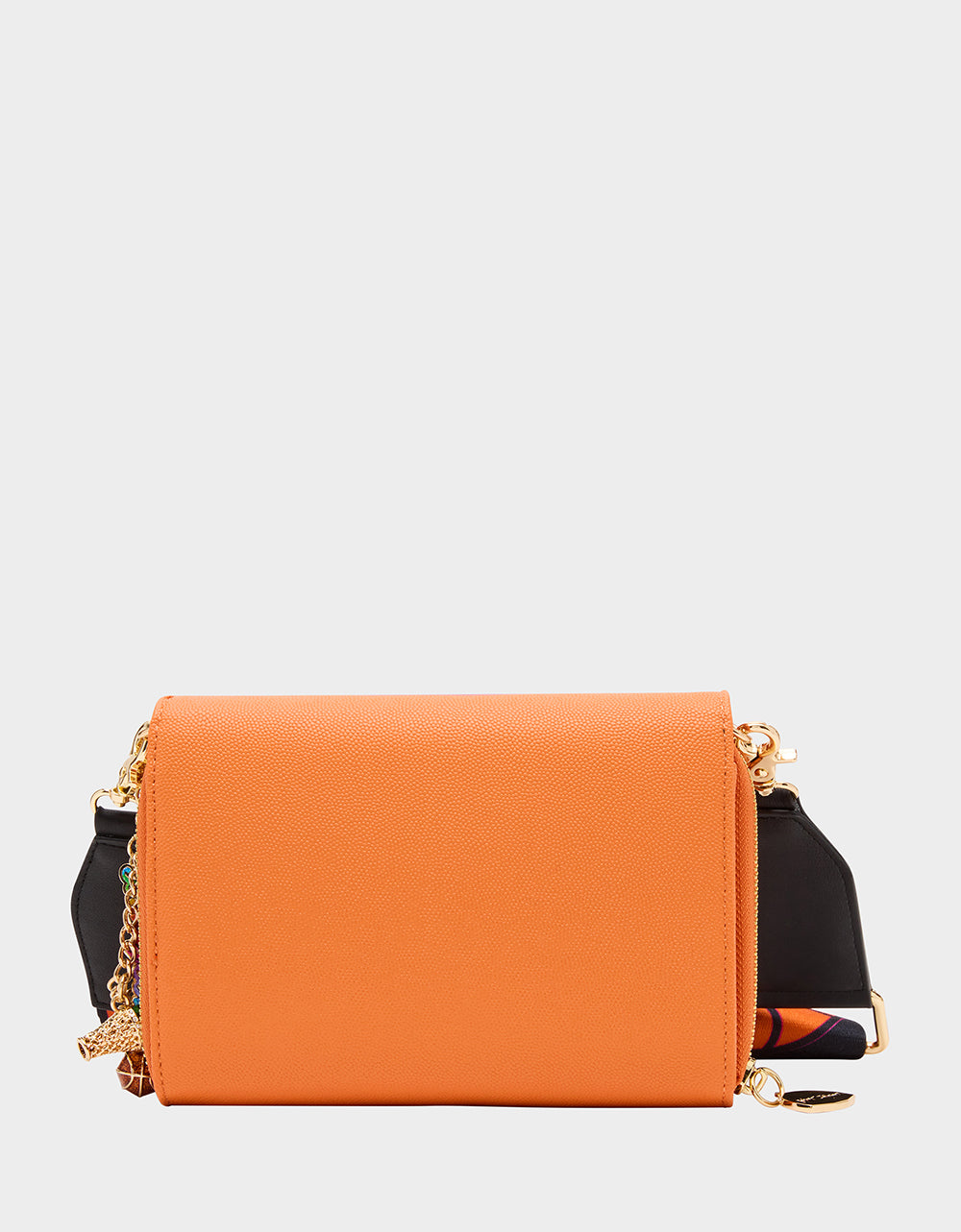 GAME TIME WALLET ON CHAIN ORANGE Women's Basketball Wallet on Chain With Charms