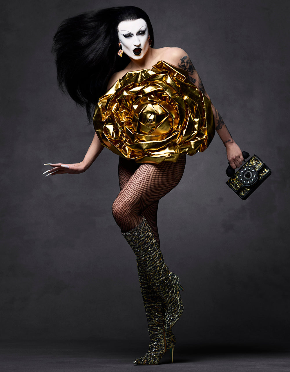 KITSCH MINI LEOPARD PHONE BAG LEOPARD Women's Phone-Shaped Kitsch Handbag