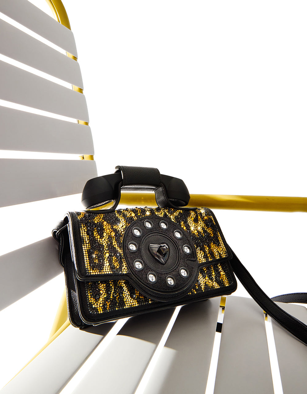 KITSCH MINI LEOPARD PHONE BAG LEOPARD Women's Phone-Shaped Kitsch Handbag