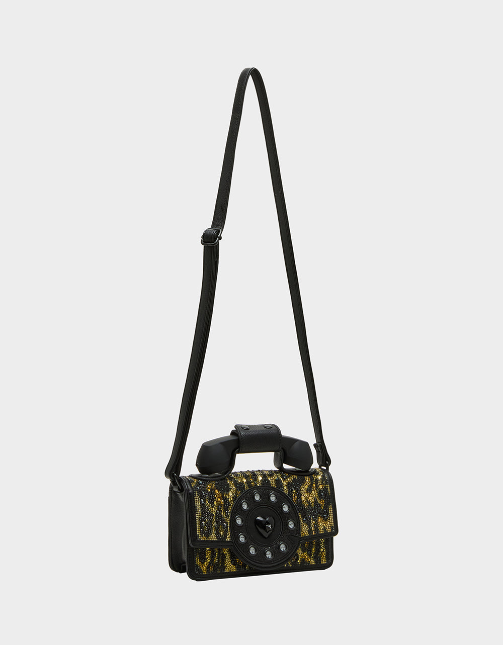 KITSCH MINI LEOPARD PHONE BAG LEOPARD Women's Phone-Shaped Kitsch Handbag