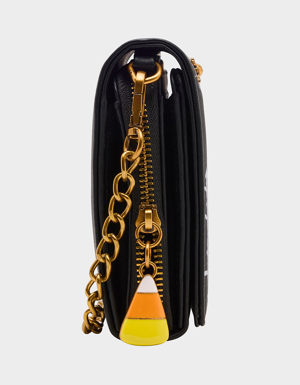 GOURDGOUS WALLET ON CHAIN BLACK MULTI Women's Pumpkin Halloween-Themed Wallet