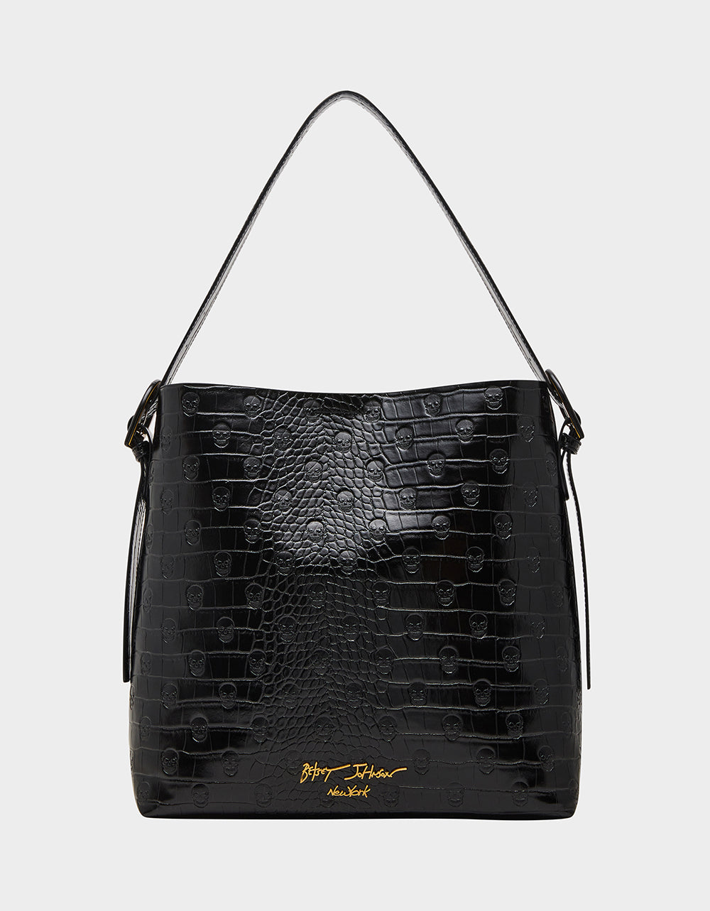 HEADQUARTERS BUCKET SHOULDER BAG BLACK Women's Shoulder Bucket Handbag