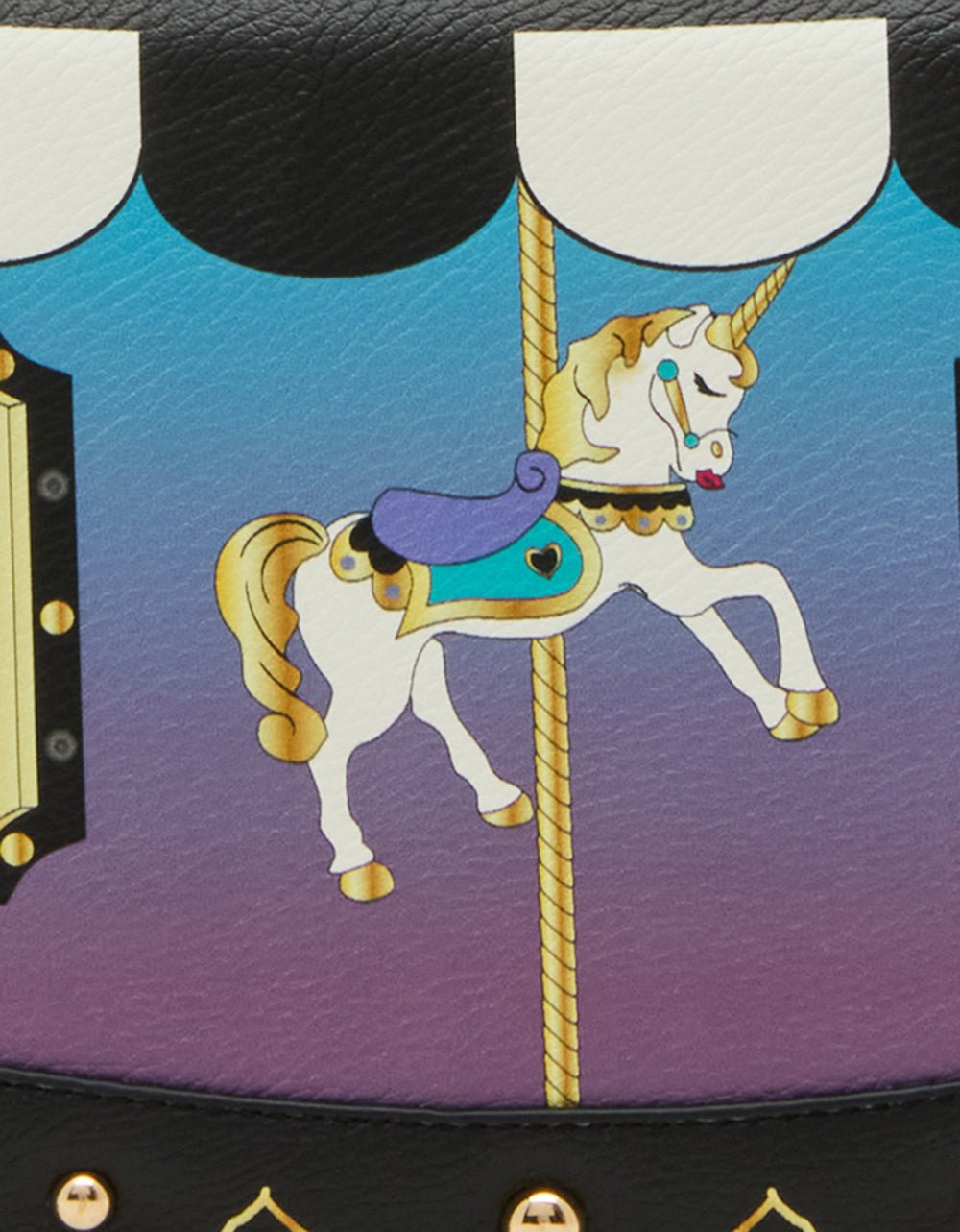 SPIN ME WALLET ON CHAIN MULTI Women's Carousel-Themed Horse Wallet