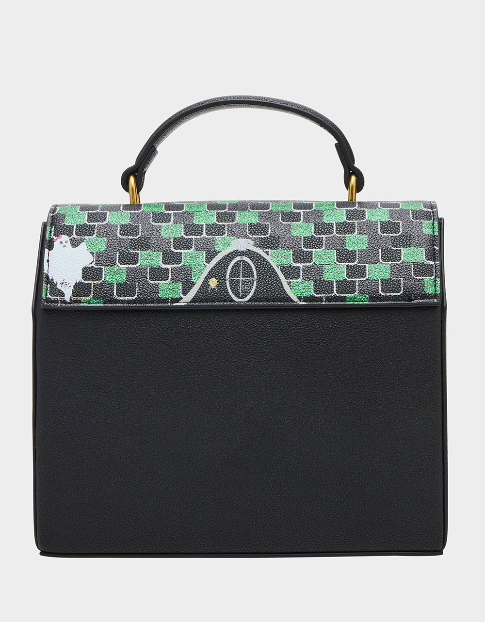 FOREVER HOME BUNDLE Women's Haunted House Halloween Crossbody, Wallet on Chain, and Wallet Set