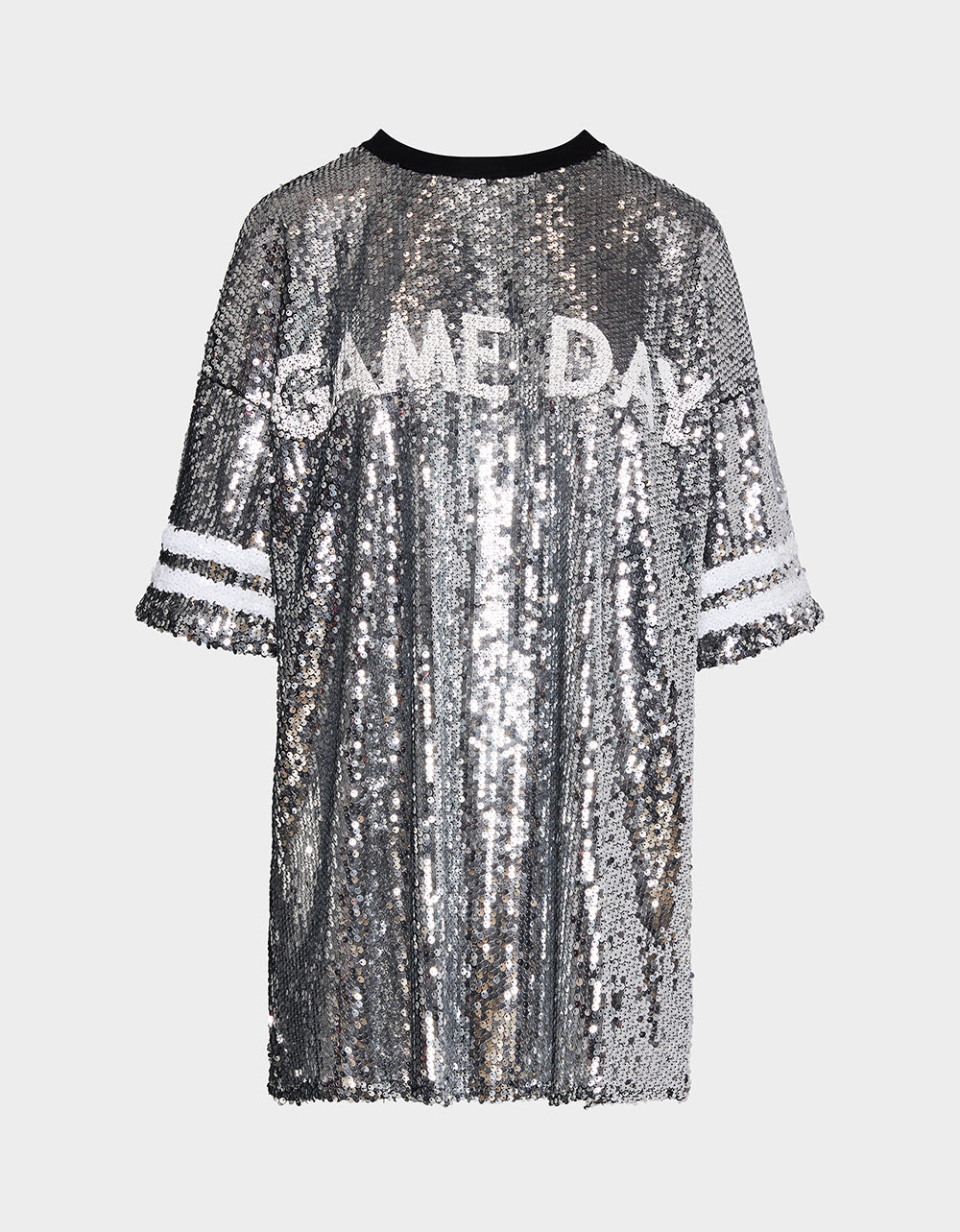 THE SPORTS FAN HOLIDAY BUNDLE Women's Game Day Sequin Jersey Dress and Sidny Football Rhinestone Sneaker