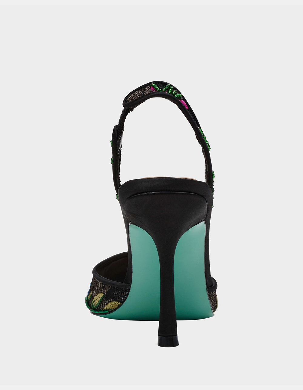 THE FLOWER CHILD HOLIDAY BUNDLE Women's Mini 3D Flower Dress Black and Floral Heel