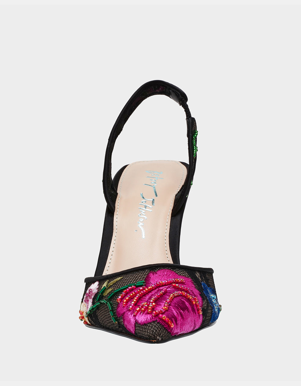 THE FLOWER CHILD HOLIDAY BUNDLE Women's Mini 3D Flower Dress Black and Floral Heel