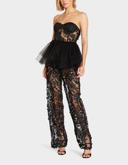 JENNA JUMPSUIT BLACK Lace