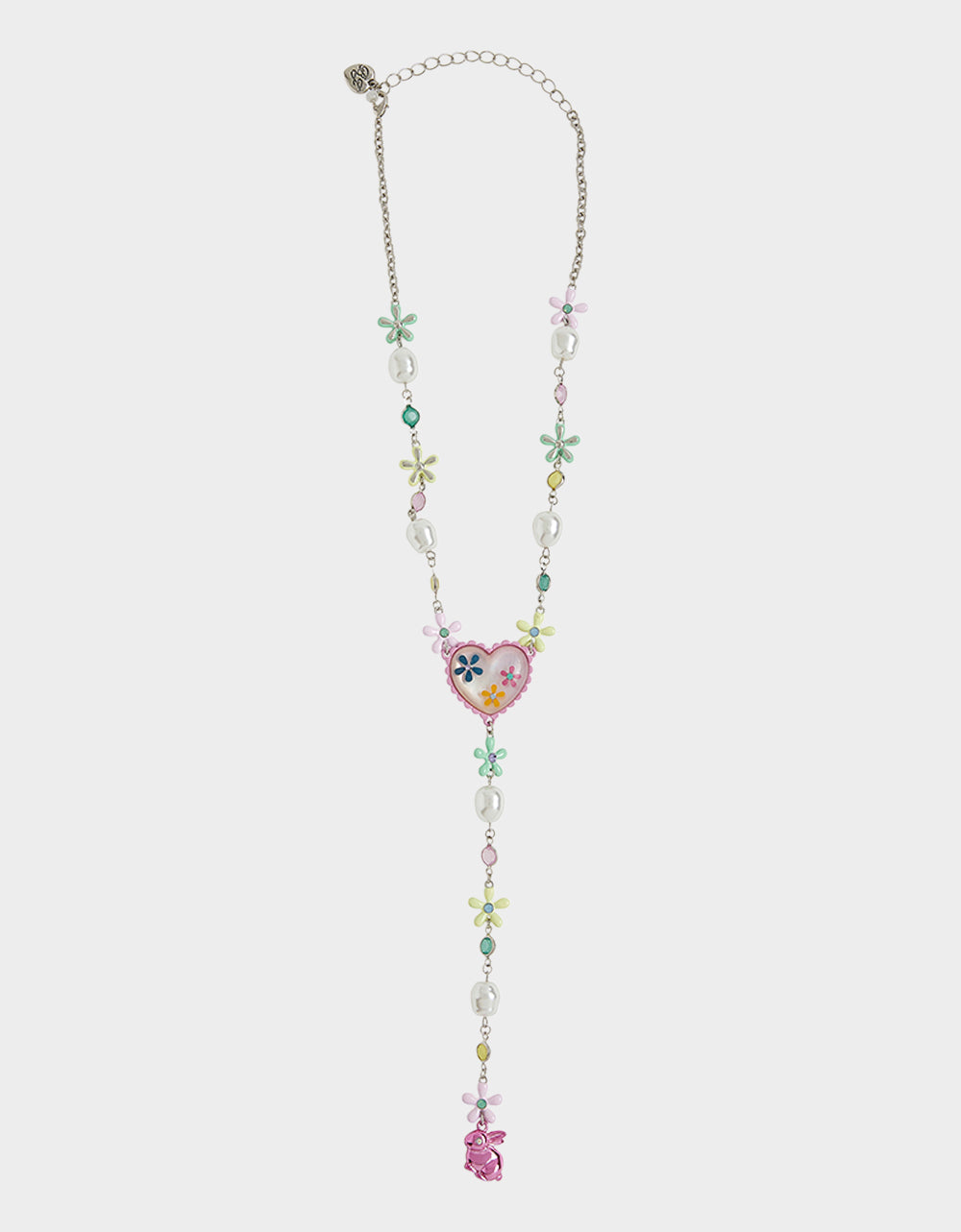 HOP TO IT FLOWER EGG Y NECKLACE MULTI