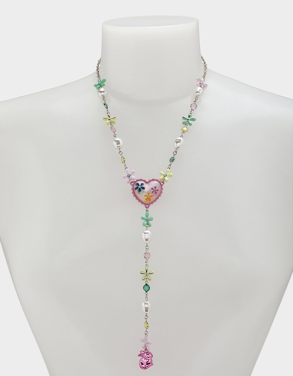 HOP TO IT FLOWER EGG Y NECKLACE MULTI