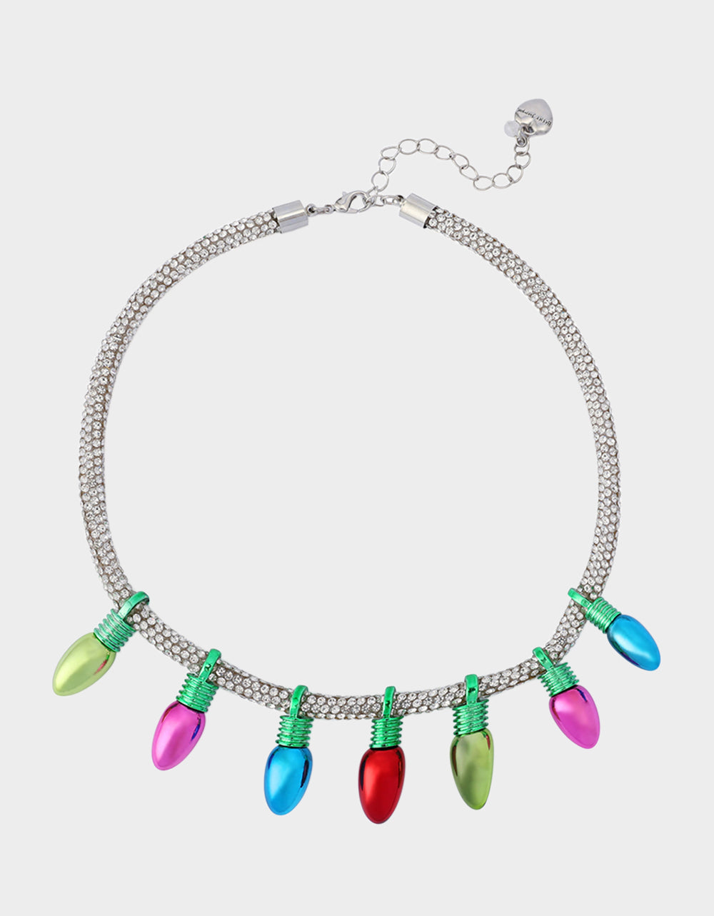 MULTI LIGHT BIB NECKLACE Women's Christmas-Themed Lights Bib Necklace