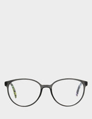 CAREFREE DAYS ROUND READING GLASSES LIGHT GREY Women's Round Grey Pastel Reading Glasses