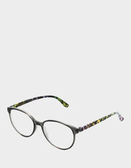 CAREFREE DAYS ROUND READING GLASSES LIGHT GREY Women's Round Grey Pastel Reading Glasses