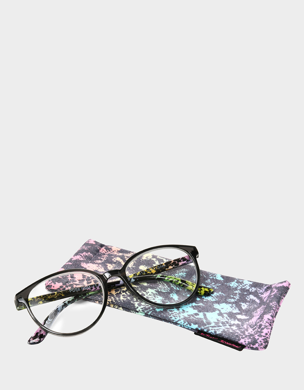 CAREFREE DAYS ROUND READING GLASSES LIGHT GREY Women's Round Grey Pastel Reading Glasses