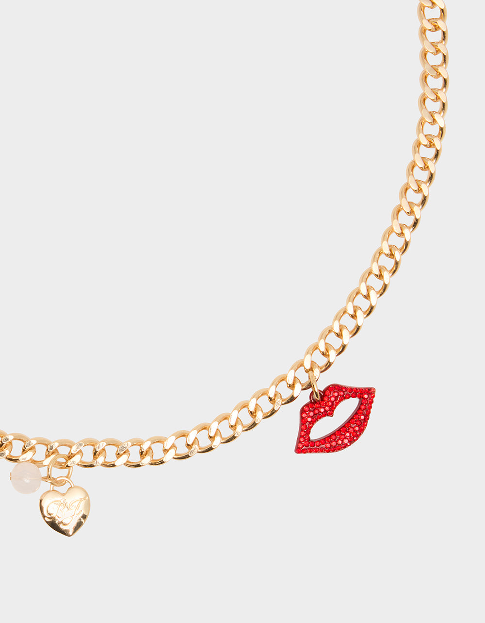 MULTI CHARM CHAIN BELT GOLD Women's Metal Charm Adjustable Belt